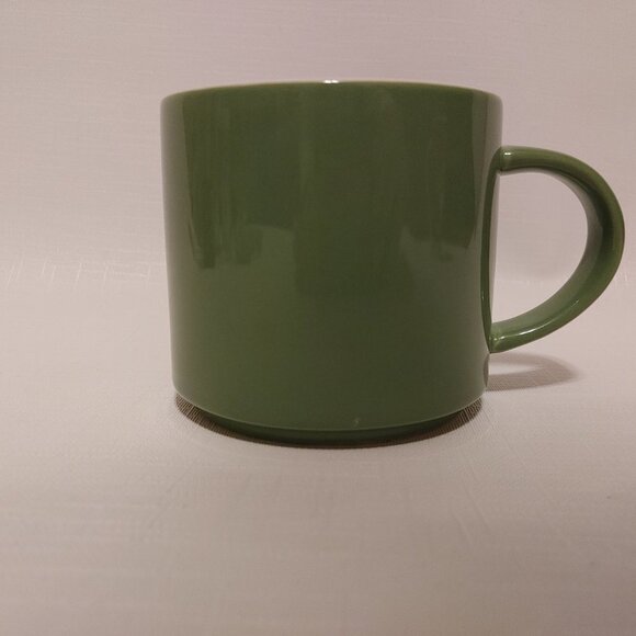 RARE STARBUCKS Stacking Mug GREEN 2012 14oz/414ml - Picture 3 of 5
